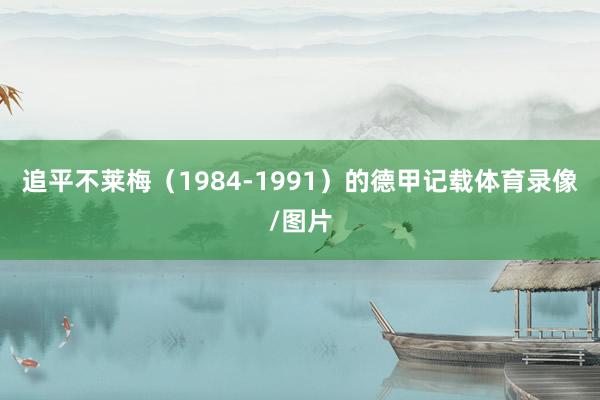 追平不莱梅（1984-1991）的德甲记载体育录像/图片